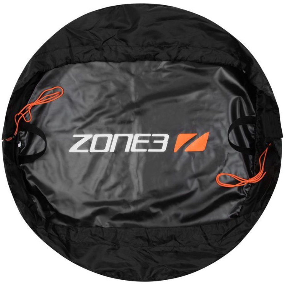 2026 ZONE3 Cambiador De Traje RA24WSCM101 - Black / Naranja